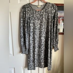 EUC AMINAL PRINT MIDI DRESS